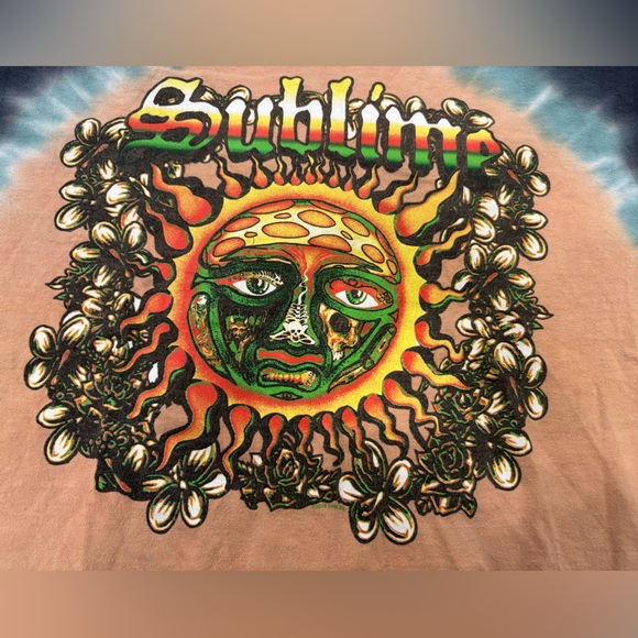 Sublime Tie-Dye Short Sleeve Tee Pre-Owned and Worn - Picture 2 of 4